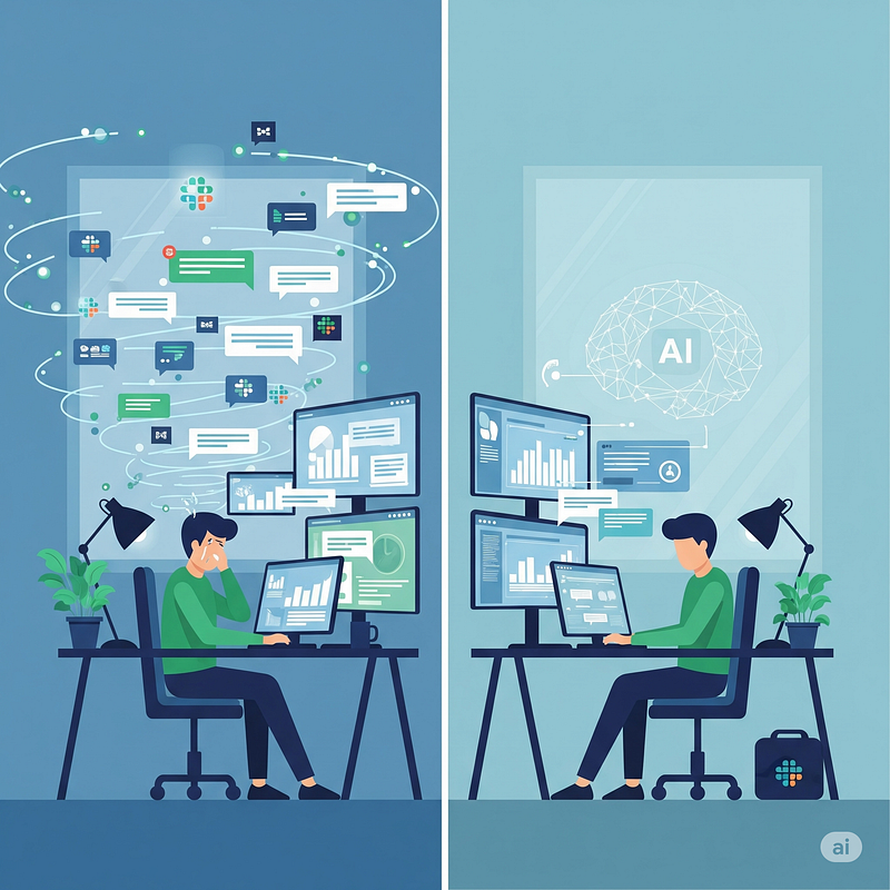 Why Context is King for AI: The Slack Notification Analogy